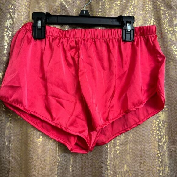 Ekouaer Silky Pajamas Hot Pink Tank Shorts Sleep Set Medium NWT - Picture 4 of 10